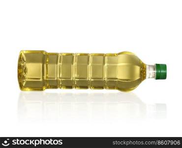A bottle of Palm kernel Cooking Oil, isolated on white background