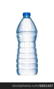A bottle of water on white background. bottle of water on white background