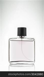 A bottle with perfumes.. A bottle with perfumes in the style of a product photography. To use by cosmetic companies.