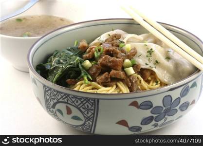 A bowl of noodle, asian cuisine