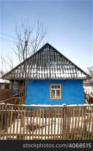 A Bright Blue House, Sighet, Romania.