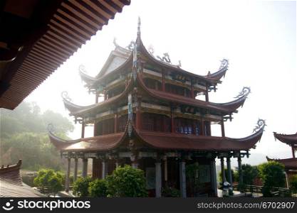 A Buddhist Temple in the Fujian Province of China.