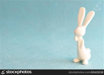 A bunny figurine for easter