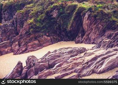 A cave on the beach