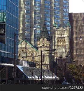 A church in the City Center Toronto Ontario Canada