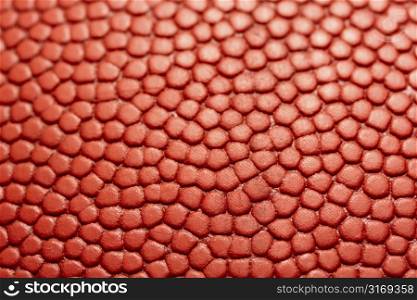 A closeup shot of a basketball texture