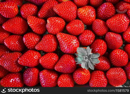 A closeup shot of delicious fresh red strawberries. Closeup shot of delicious fresh red strawberries