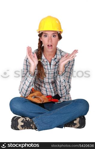 A clueless construction worker.