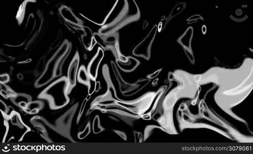 A computer generated abstract background with fast moving irregular cloud like shapes