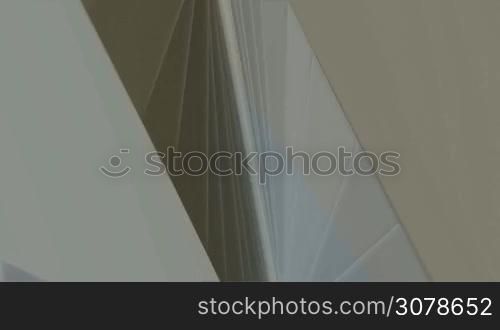 a computer generated abstract background with moving lines and muted green and brown colours