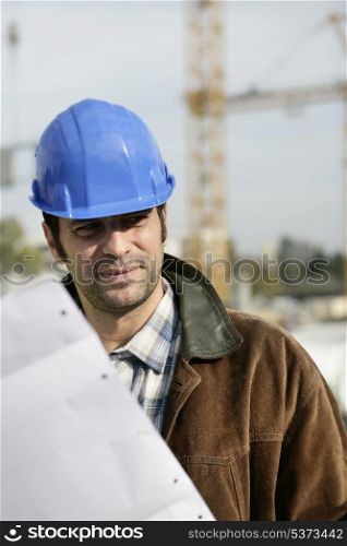 A construction foreman