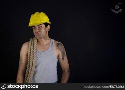 A construction worker