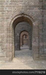 A Corridor at St Xaviers church at old Goa