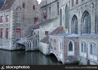 A detail of the chapel of St. John&rsquo;s Hospital, Bruges - Brugge, Belgium, Europe