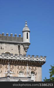 A detailed of the Palace Hotel of Bussaco, Portugal