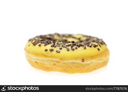 a donut isolated on white