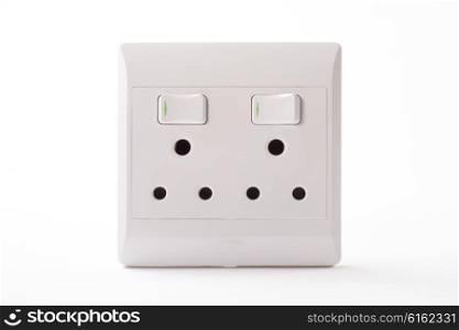 A double wall plug for a three point plug used in South Africa.