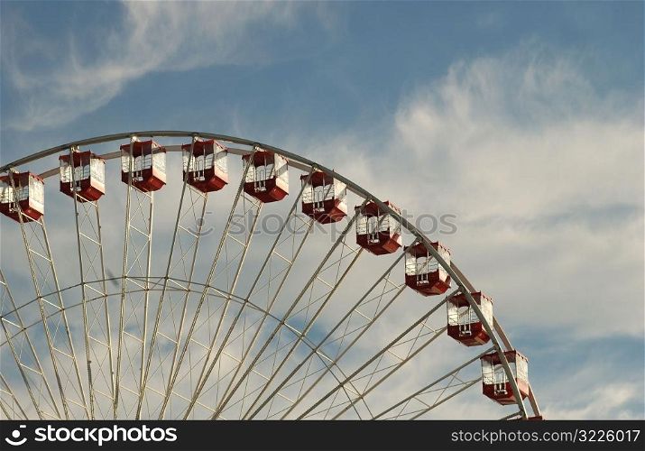 A Ferris wheel at Navy Pier