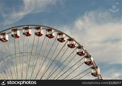 A Ferris wheel at Navy Pier