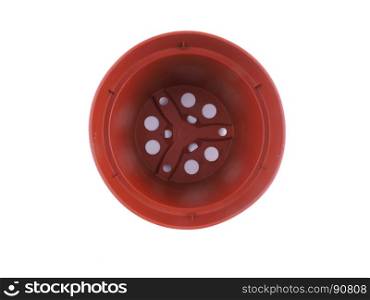 a flowerpot on a white background