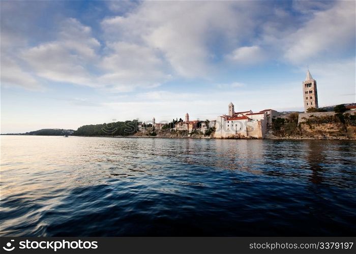 A fortified town - the coast of Rab, Croatia