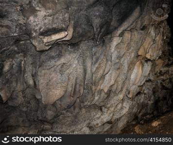 "A fragment of a karst cave wall rocks, "Emine-Bair-Khosar" Crimea, Ukraine"