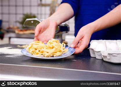A fresh plate of pasta