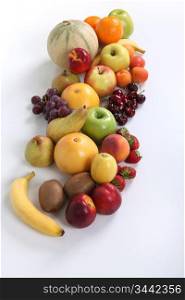 A fruit assortment.