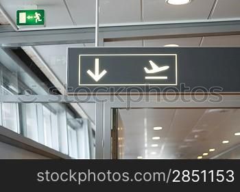 A gateway in an airport