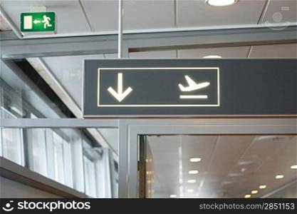 A gateway in an airport