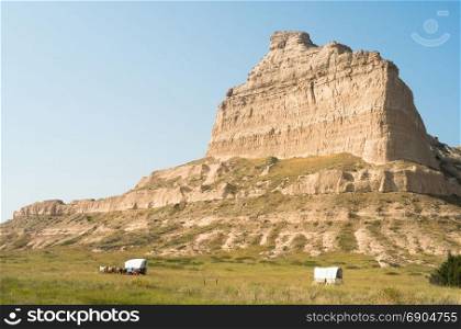 A geology attraction in western Nebraska United States
