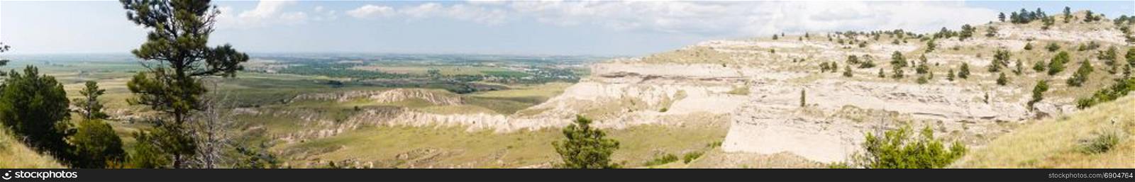 A geology attraction in western Nebraska United States