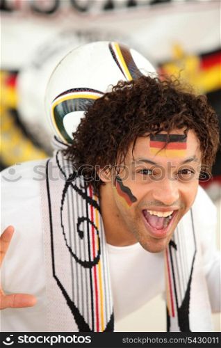A German football supporter