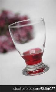 A glass