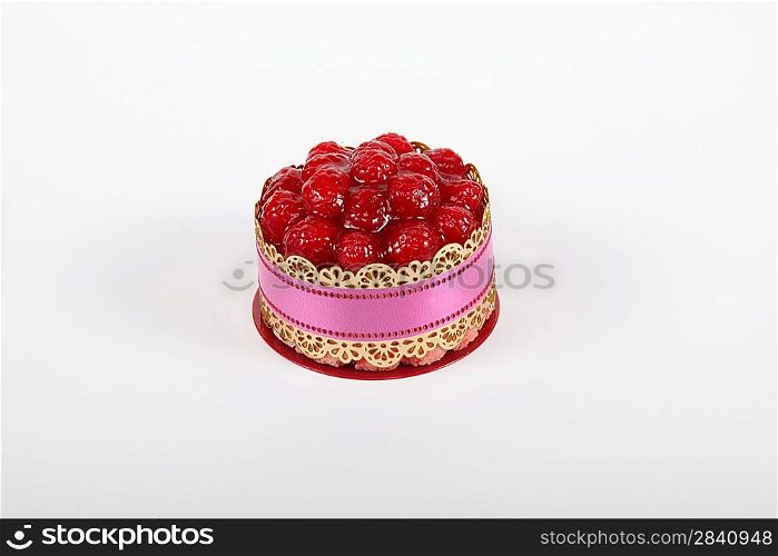 A gourmet raspberry tart