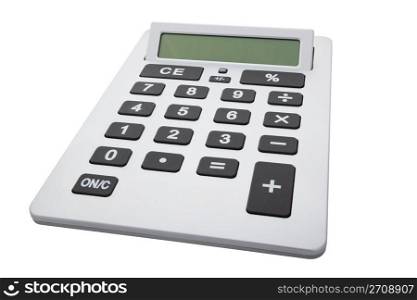 A great big calculator isolated with clipping path.