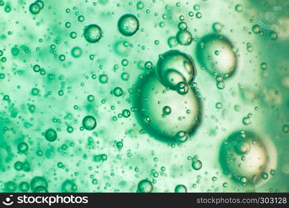 A green slime macro texture