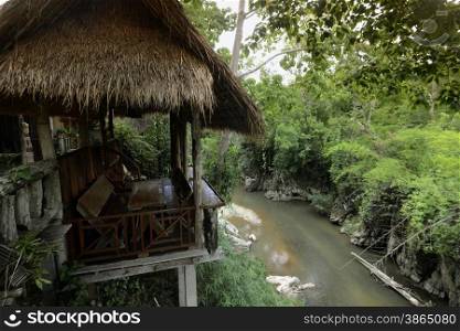 a guesthouse in the village of Soppong in the north provinz of Mae Hong Son in the north of Thailand in Southeastasia.. ASIA THAILAND MAE HONG SON SOPPONG