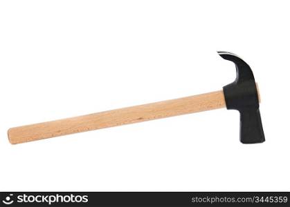 A hammer - a over white background -