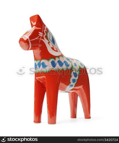 "A Hand-made traditional wooden Dalecarlian Horse ("Dalahast") is a symbol of Swedish Dalarna and Sweden in general."