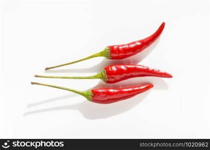 A heap of red hot chili pepper