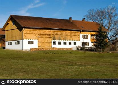 A home and attached farmshed, Germany