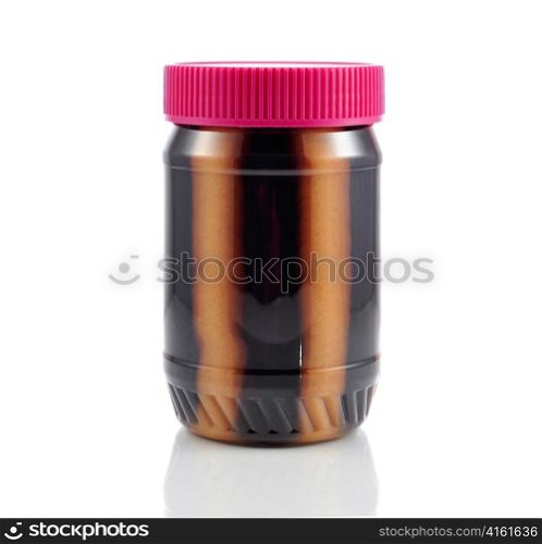 a jar of Peanut Butter with jelly