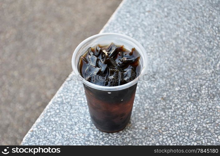 a kind of Chinese vegetable jelly black in color