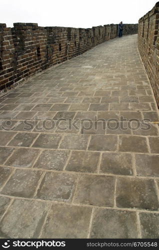 A landscape stock photo of the Great Wall of China, China. Asia