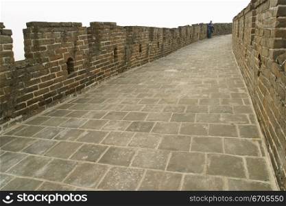 A landscape stock photo of the Great Wall of China, China. Asia