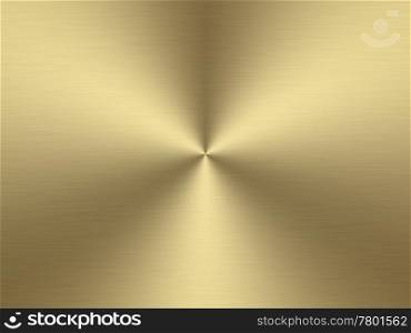 a large sheet of rendered brushed and polished gold as a background. brushed gold