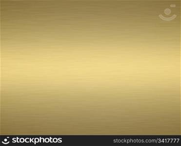 a large sheet of rendered finely brushed gold as background. brushed gold