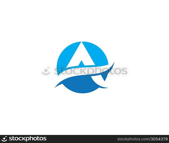 A Letter Logo Business Template Vector