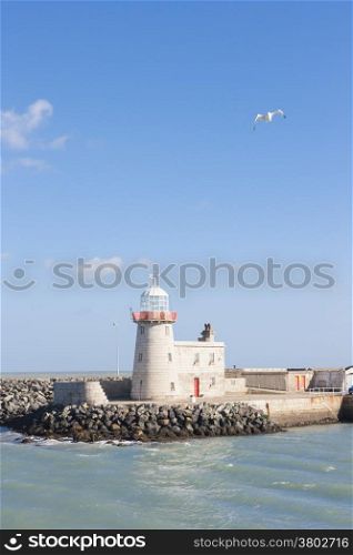 A Lighthouse in Howth. Ireland